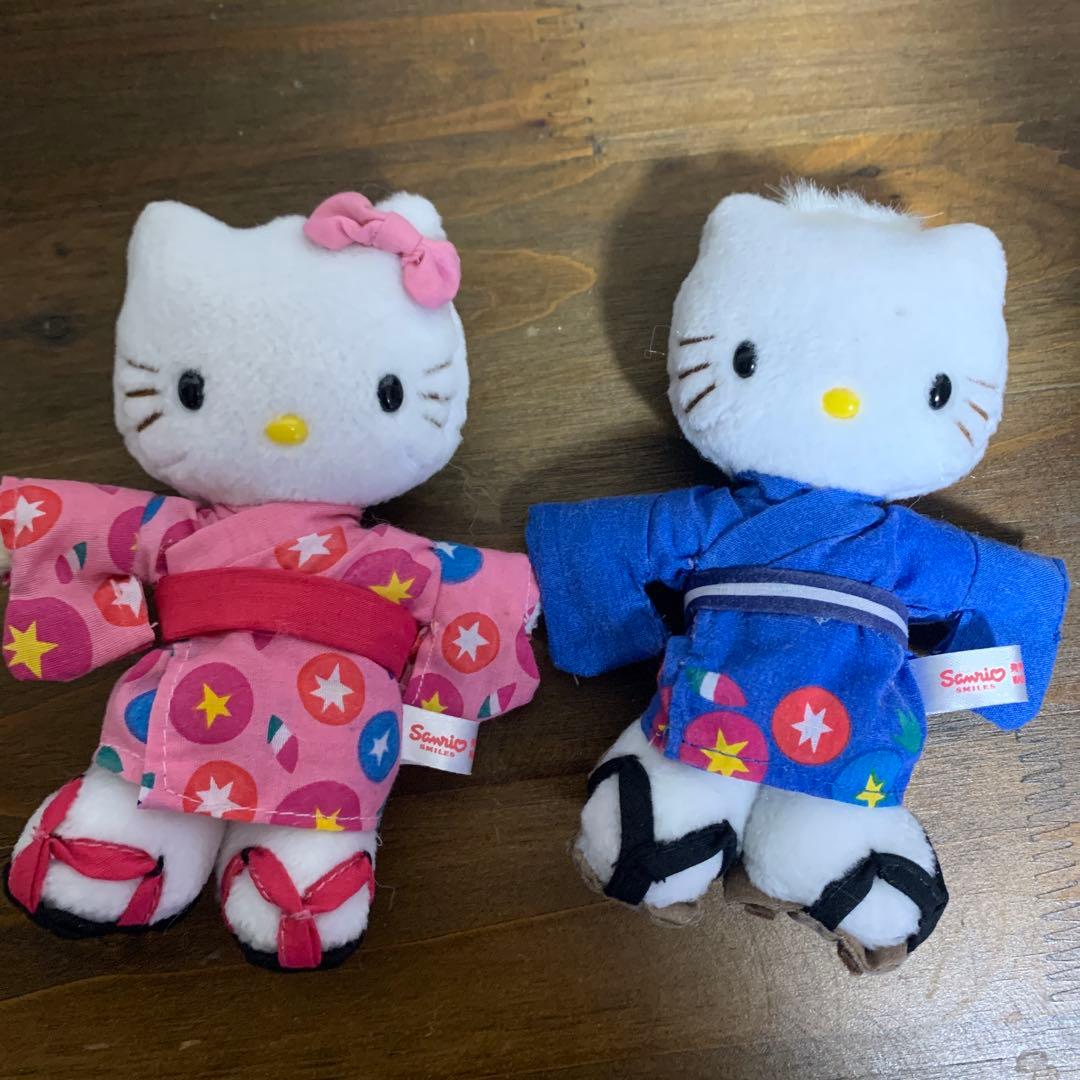 ミ*ク様 レトロ　ハローキティ 浴衣　ドール　ぬいぐるみ　ダニエル　セット