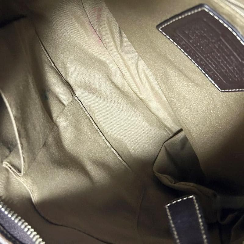 コーチ COACH セミショルダーバッグ 肩掛けバッグ シグネチャーブラウン