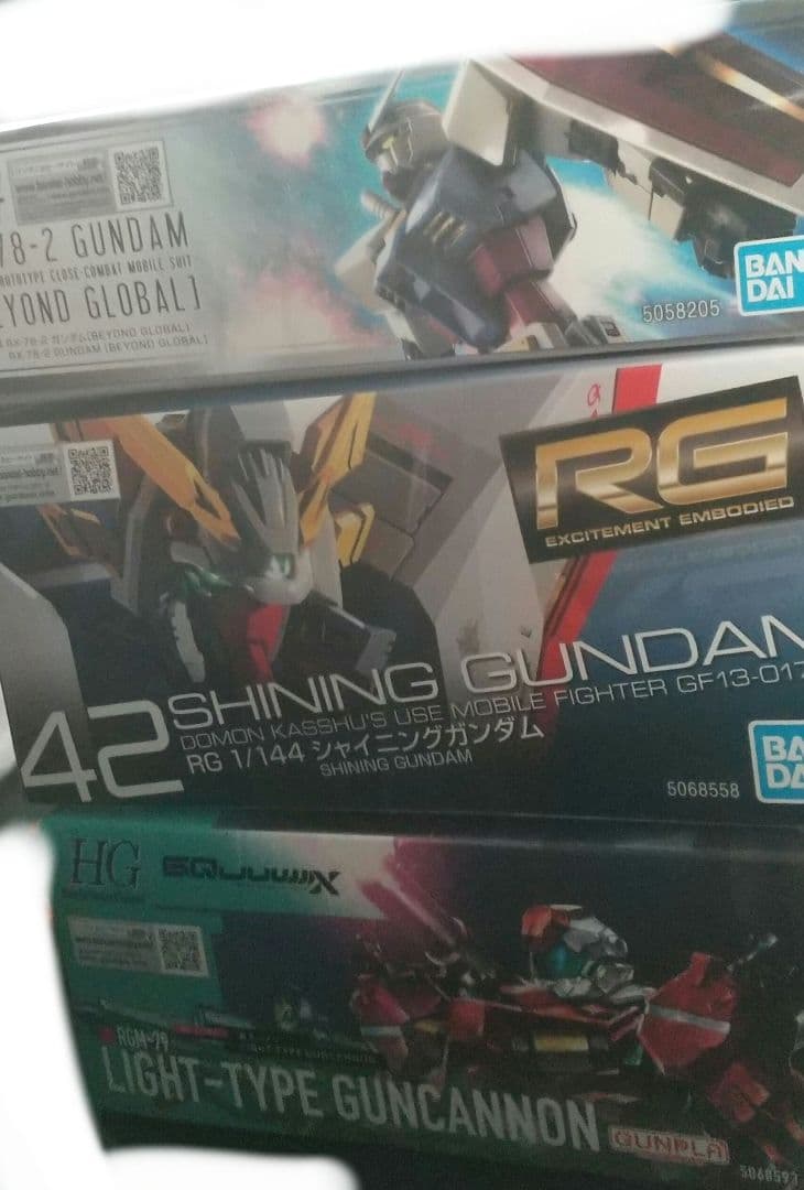 RG シャイニング HG RX-78-2 ガンダム HG 軽キャノン