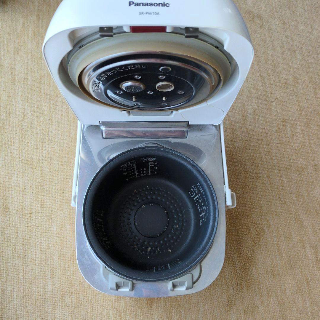 【中古】パナソニック おどり炊き 圧力 IH 炊飯器 SR-PW106