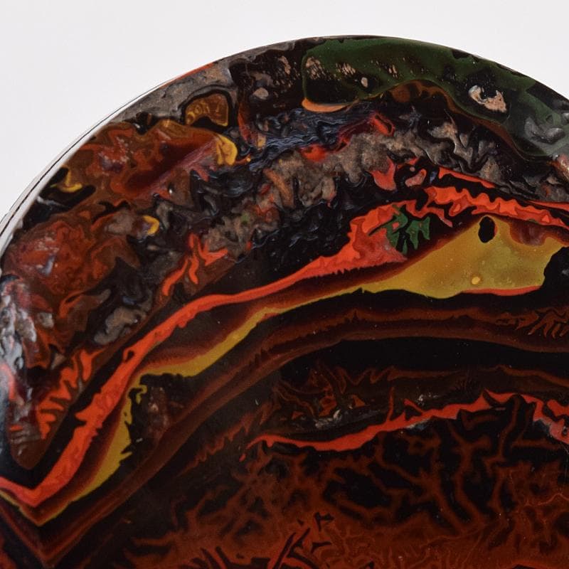 茶道具　溜漆　堆漆　香合　袱紗・時代箱付　V　R7976