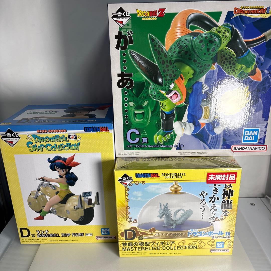 全未開封一番くじドラゴンボール福袋6点ラストワンギガントネーム神龍の模型など