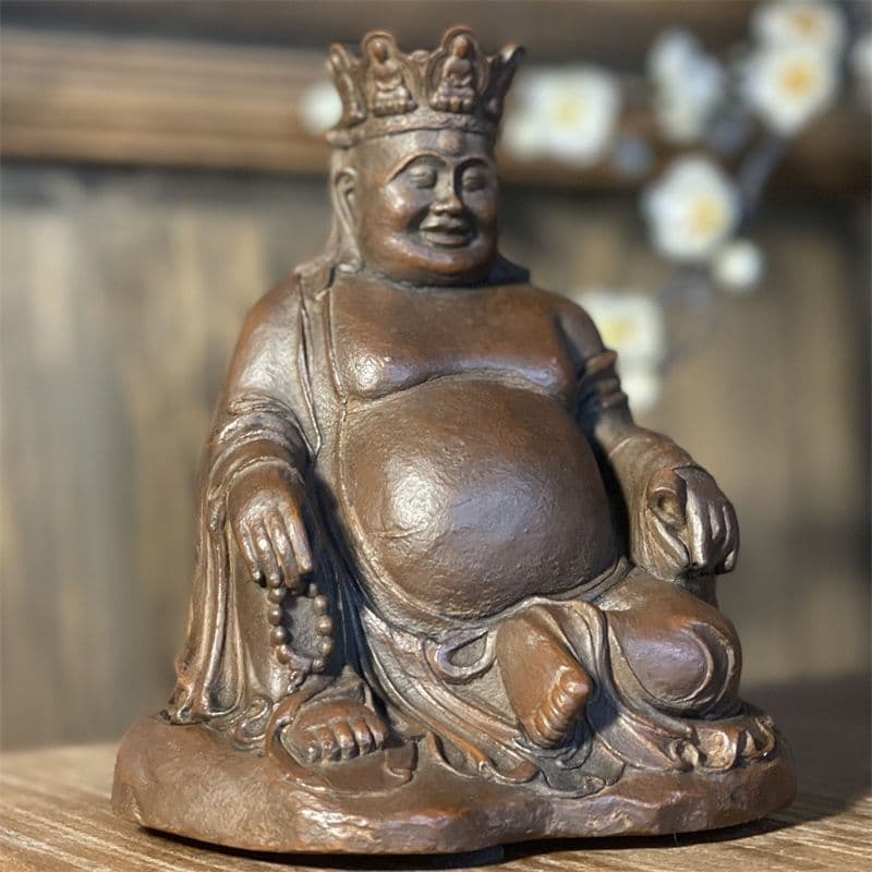 宝冠弥勒仏 石仏 装飾品 仏教美術 工芸品 美術品 置物