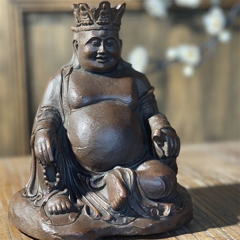 宝冠弥勒仏 石仏 装飾品 仏教美術 工芸品 美術品 置物