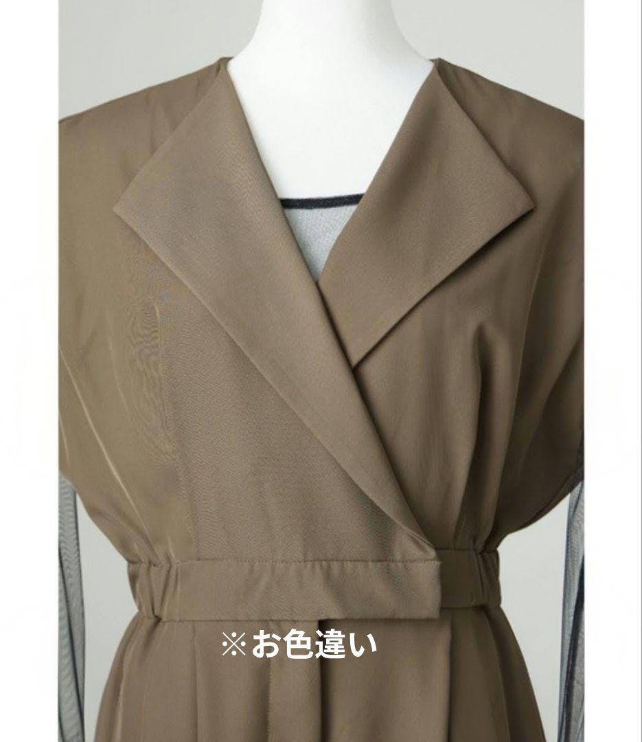 美品 niana ニアナ スタンドアウトカラーオールインパンツ パンツドレスL