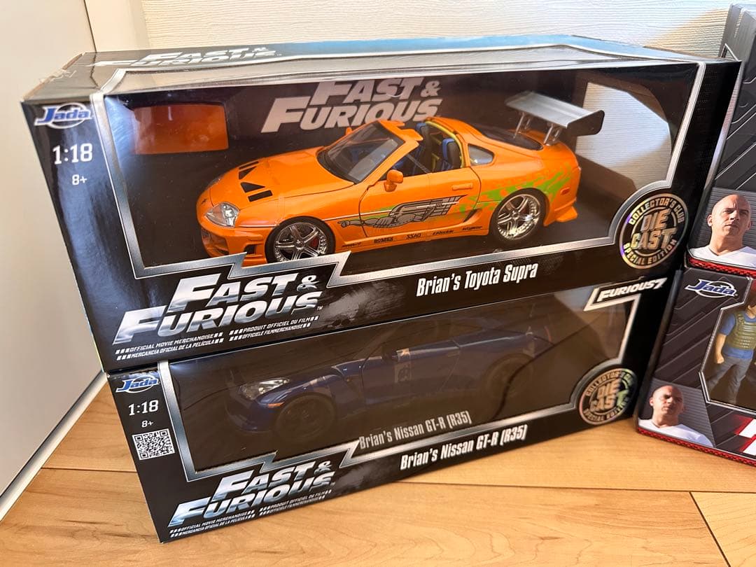 希少！4台！jada toys 1/18 ワイルドスピード R35 スープラ