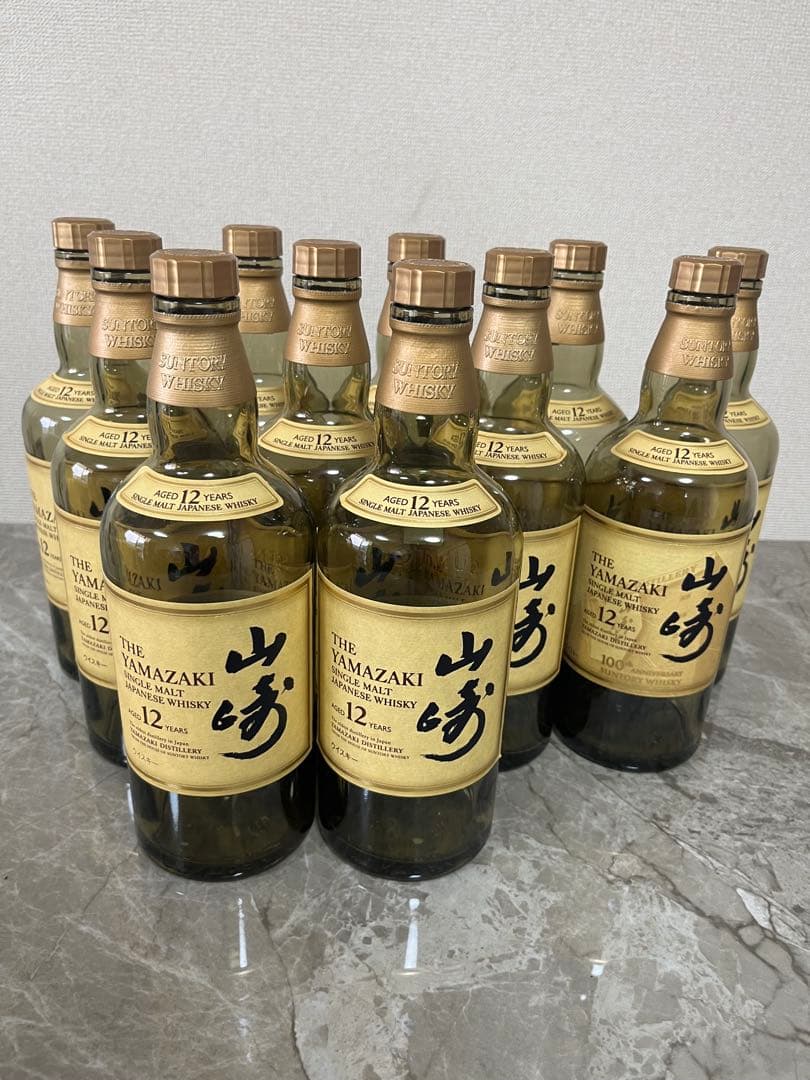 山崎、響、白州、バランタイ、マッカラン、等数々空瓶