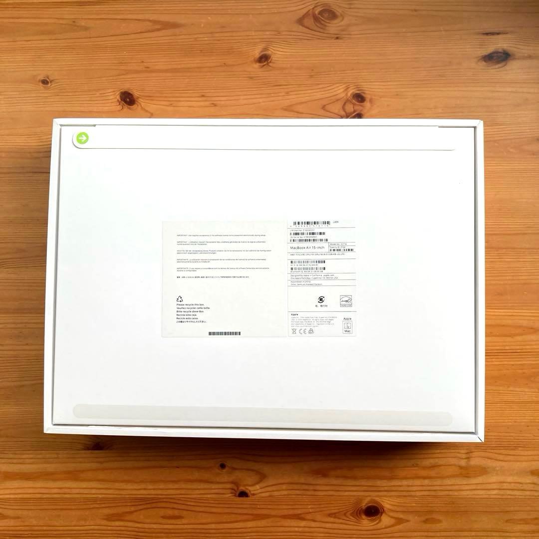 M様用Apple MacBook Air 15インチ M3 16GB 512GB