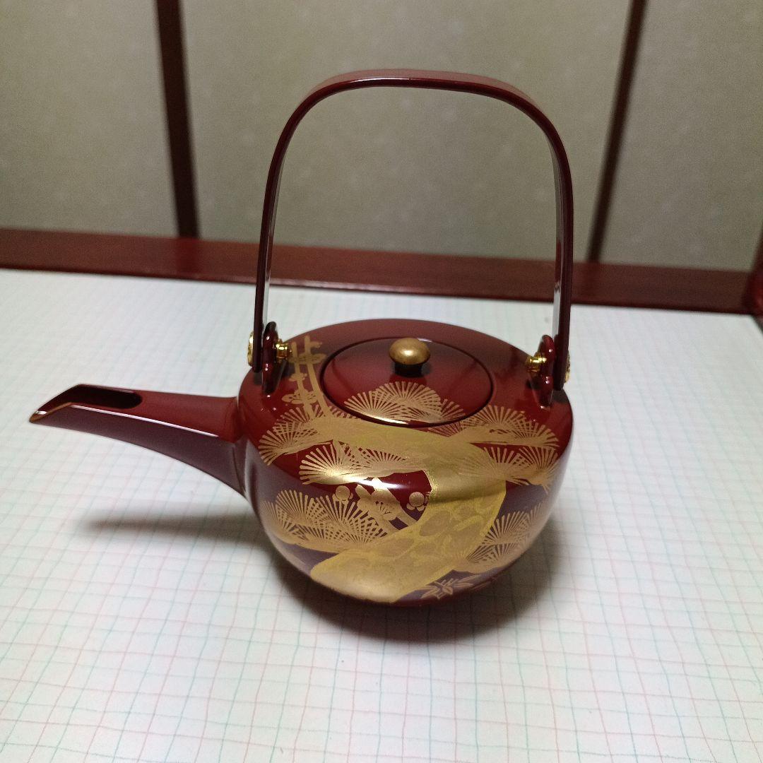 漆器 茶器セット 金箔装飾