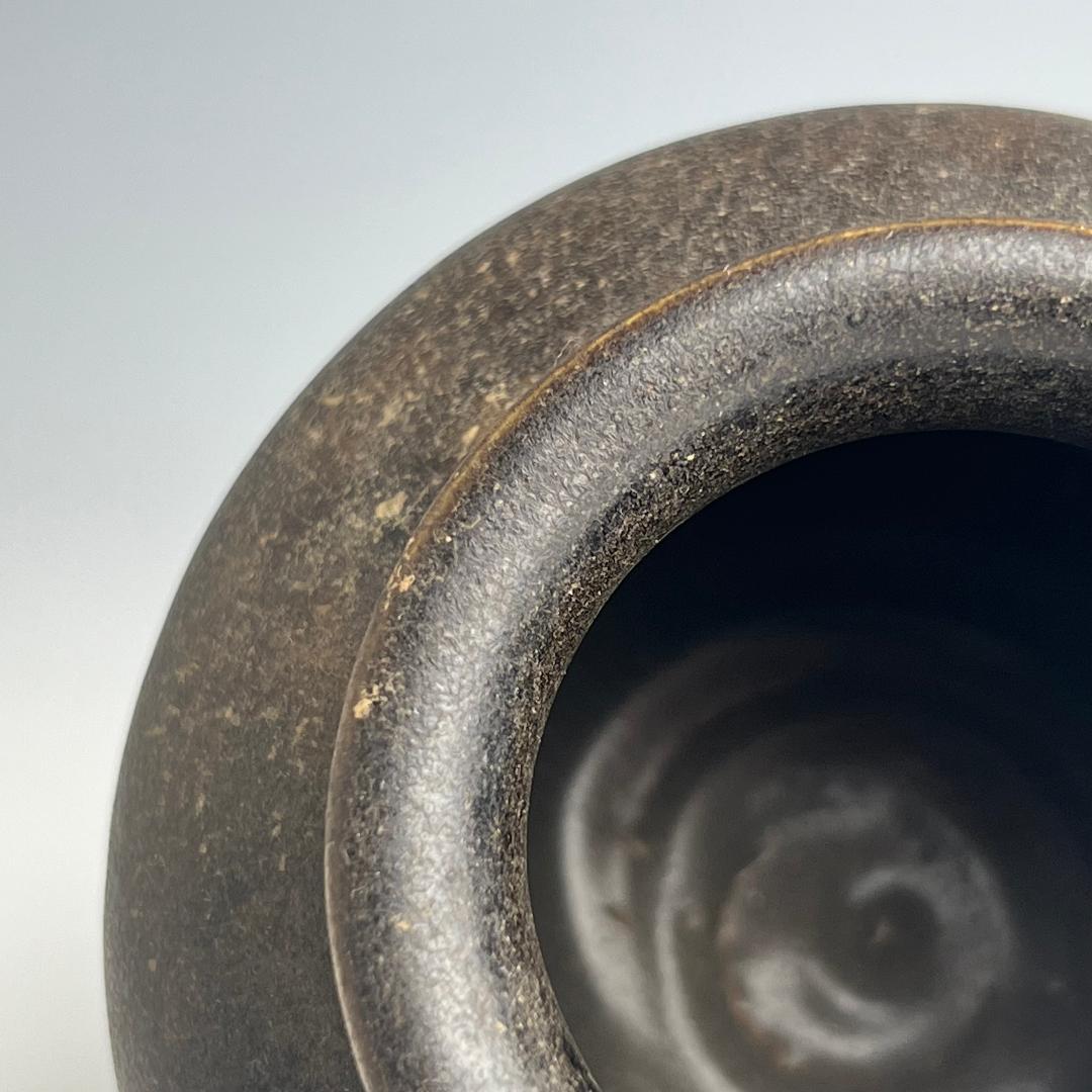 唐黒彩三足香炉 初唐盛 唐三彩 唐物 古玩 中国美術 811b