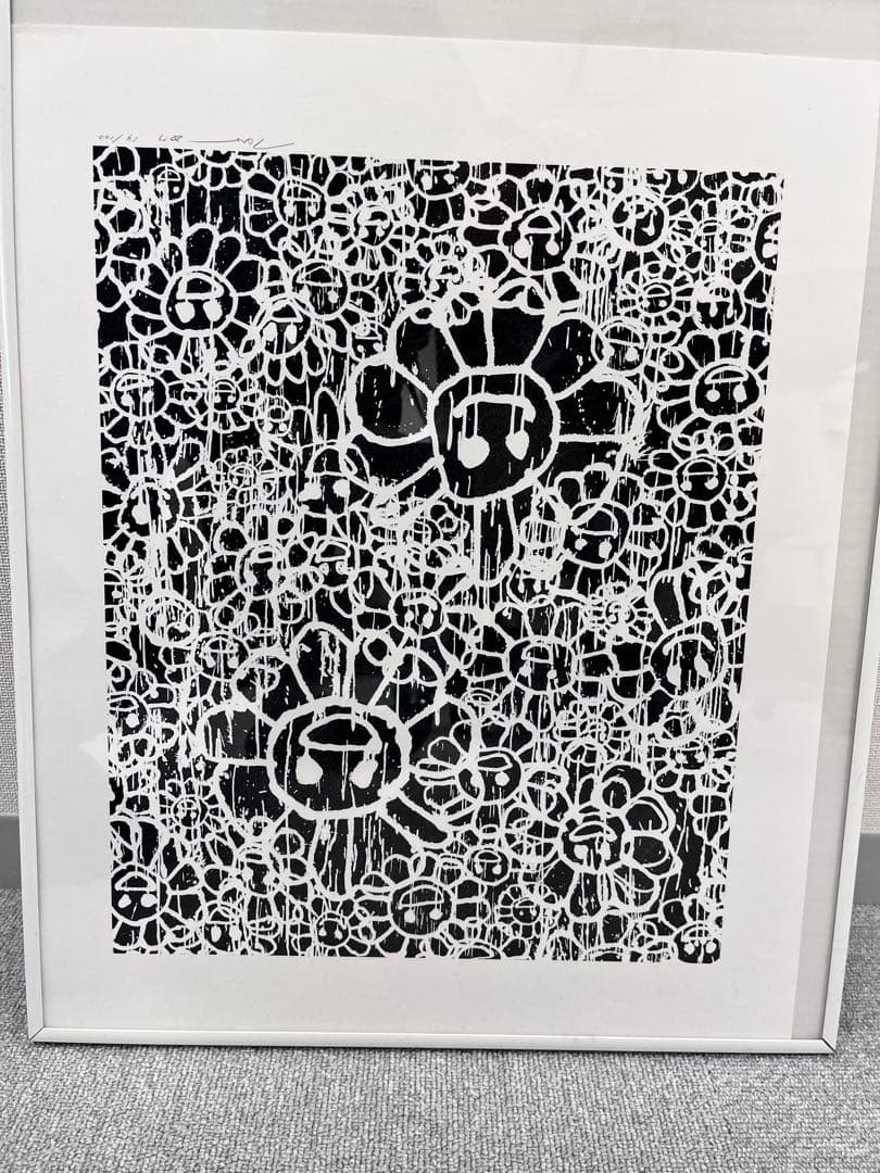 村上隆MADSAKI TAKASHIMURAKAMI マサキシルクフラワー額付