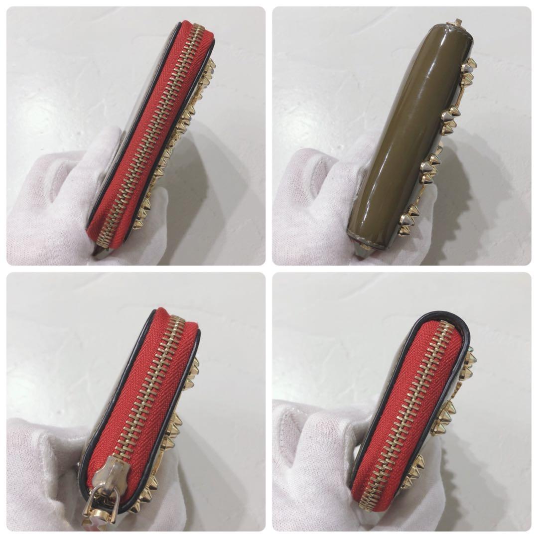 ☆Christian Louboutin☆ ケース スタッズ ブラウン