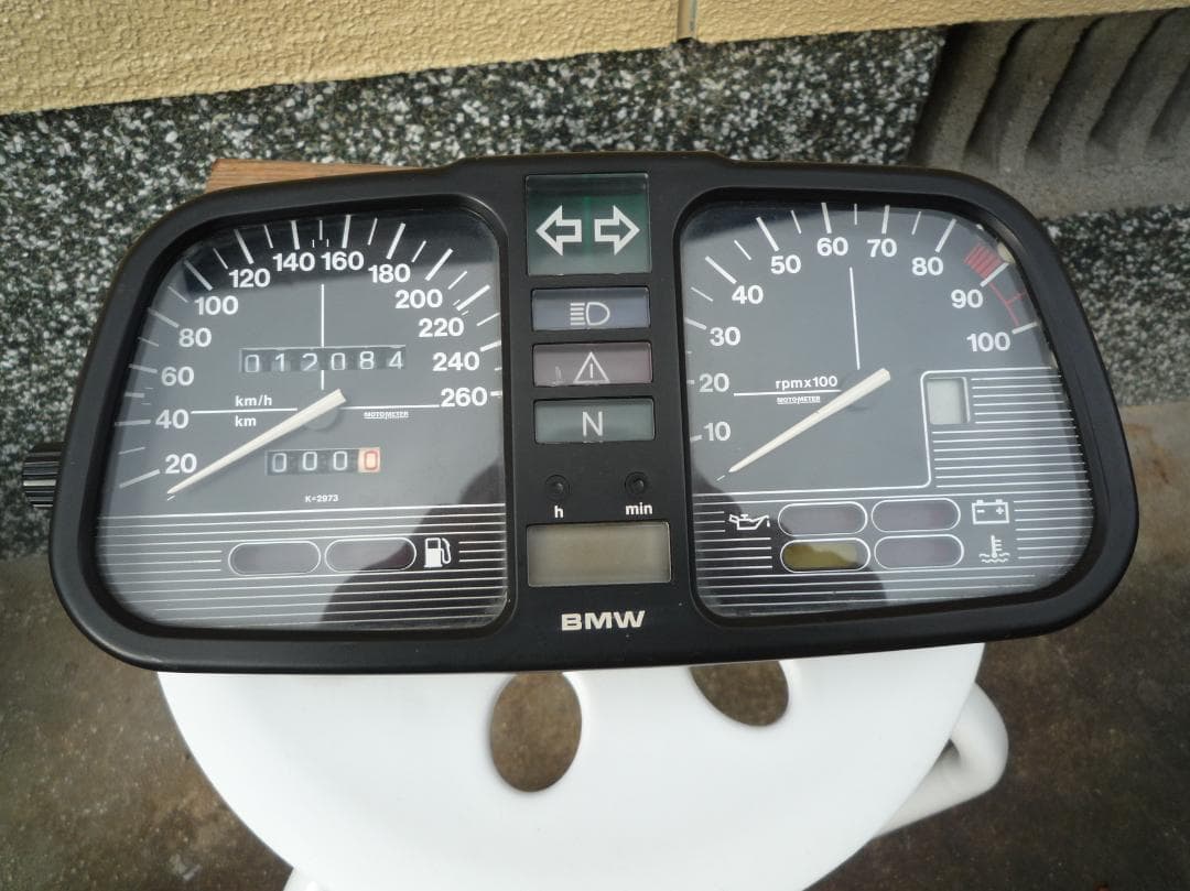 BMW K100RS 純正メーターAssy、綺麗、スピードメーター、タコメーター