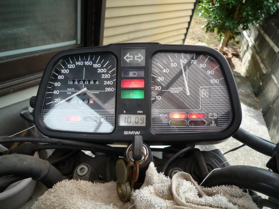 BMW K100RS 純正メーターAssy、綺麗、スピードメーター、タコメーター