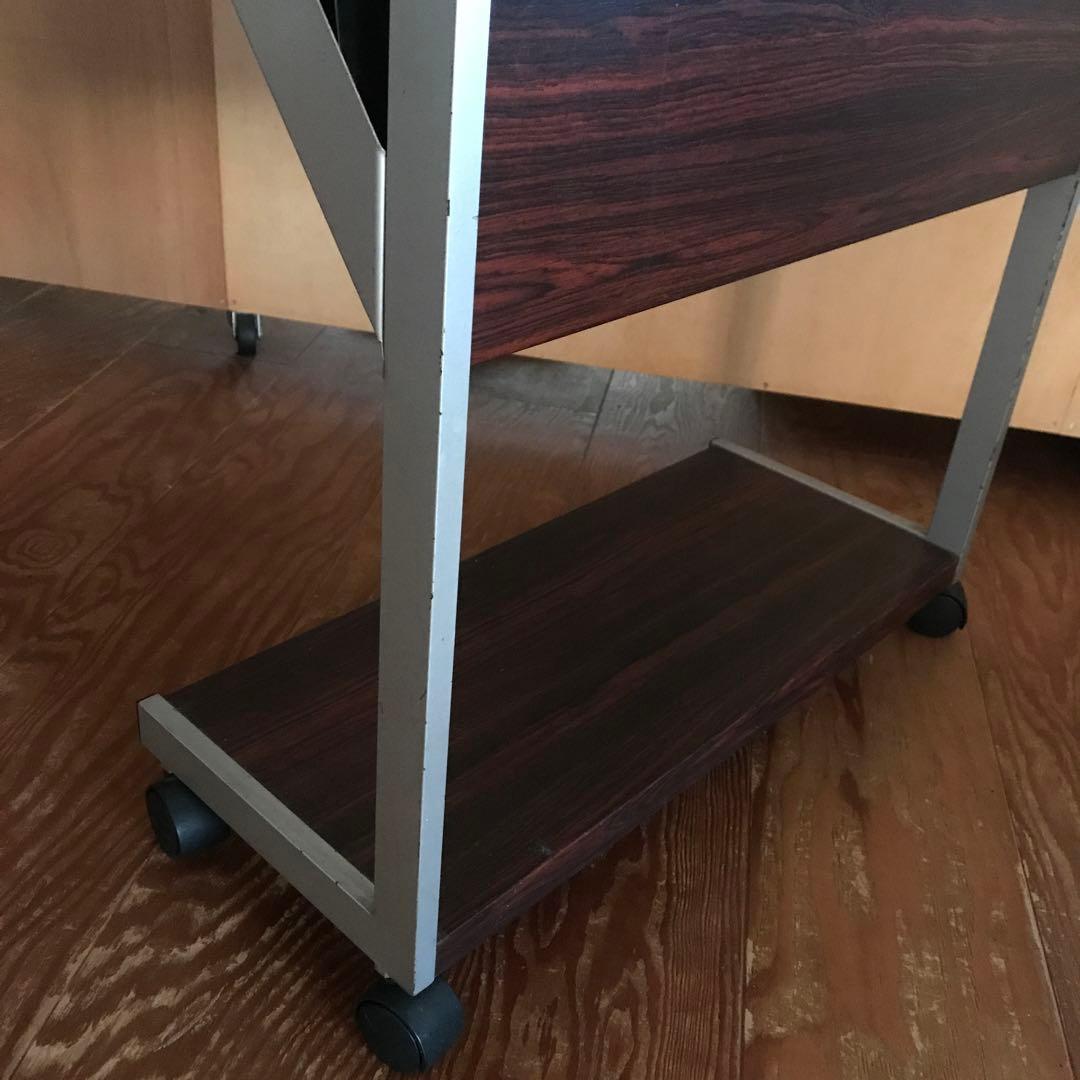 UCHIDA マガジンラックキャスター付 レトロモダン d&department