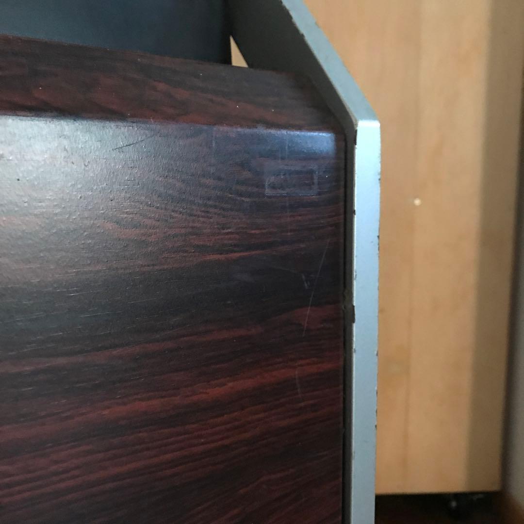 UCHIDA マガジンラックキャスター付 レトロモダン d&department