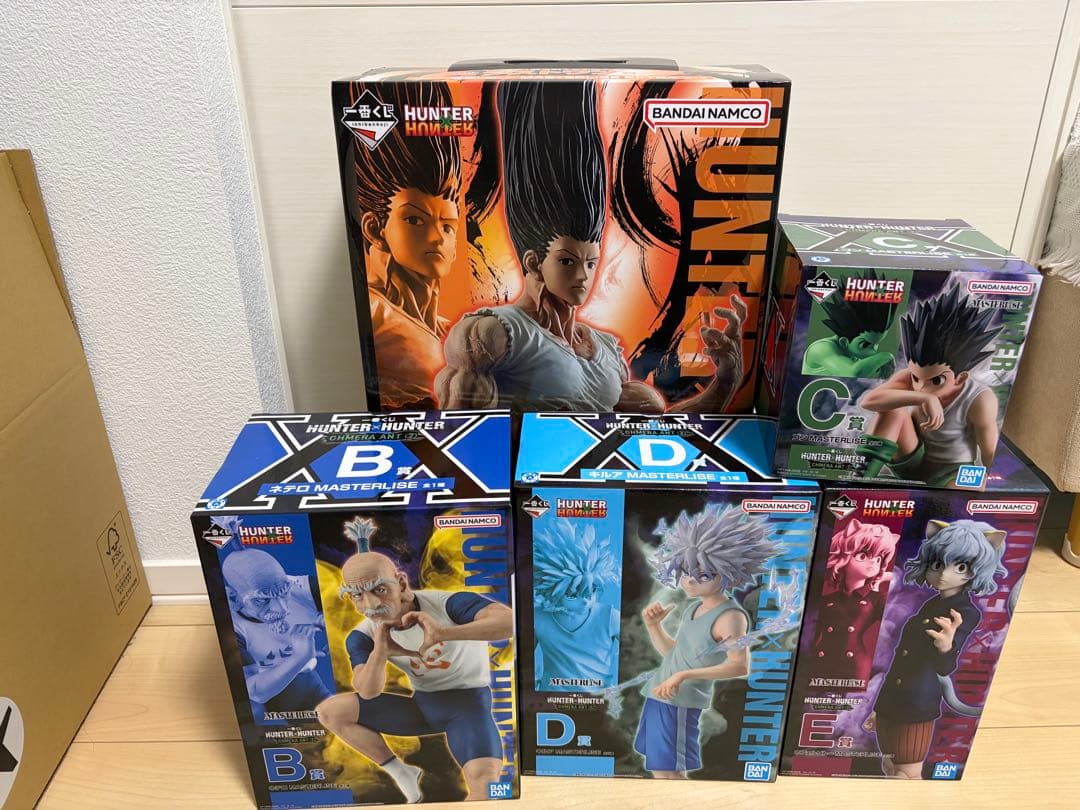 HUNTER × HUNTER一番くじBCDEラストワン賞フィギュアセット