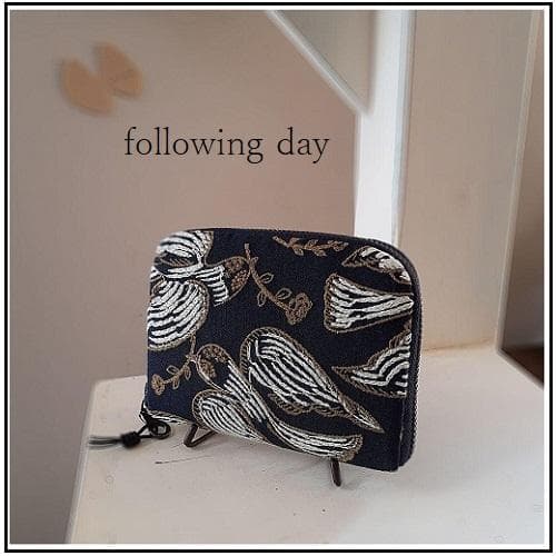 【専用】following day◆布製ハーフウォレット