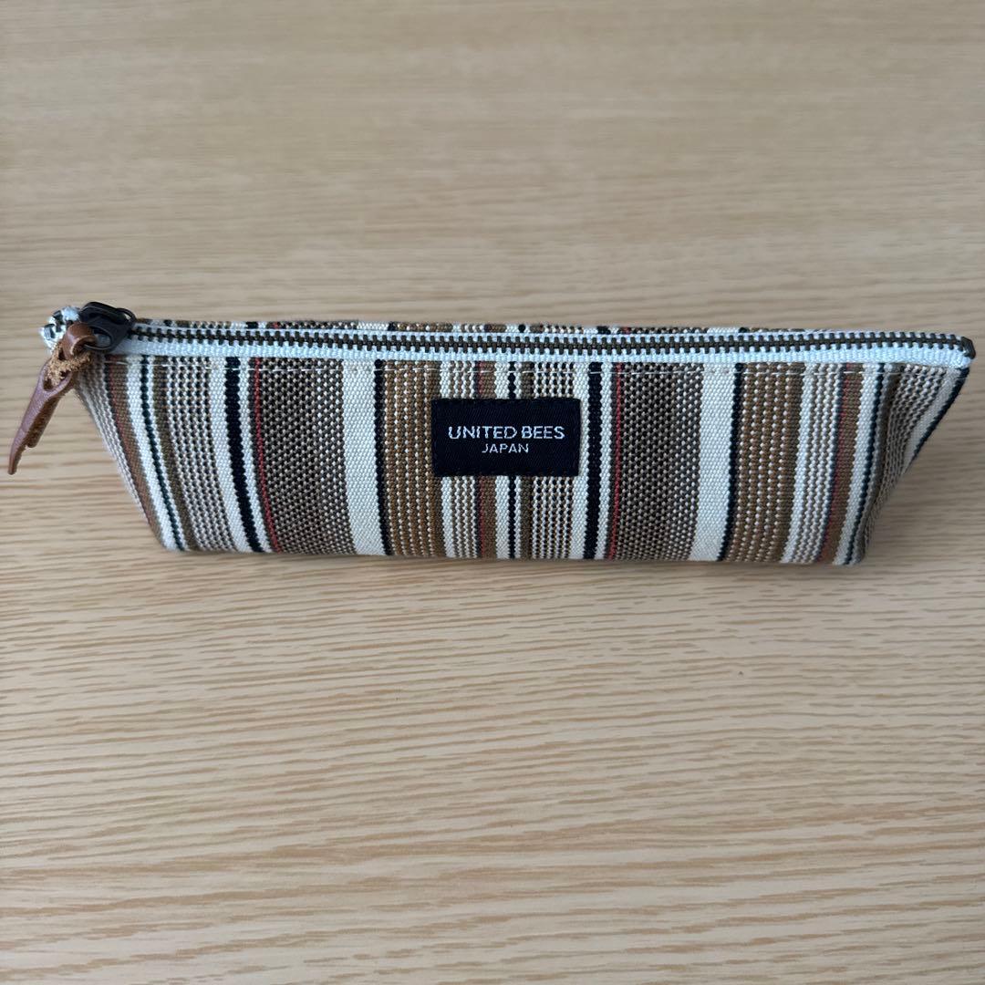 UNITED BEES ストライプ 筆箱