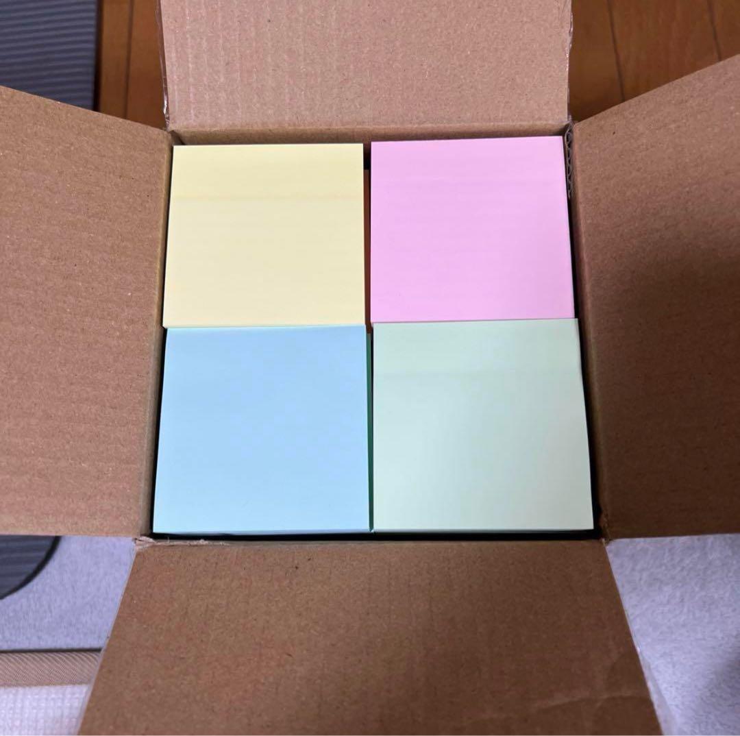 コクヨ 付箋 まとめ売り 正方形 100冊×3箱 セット割