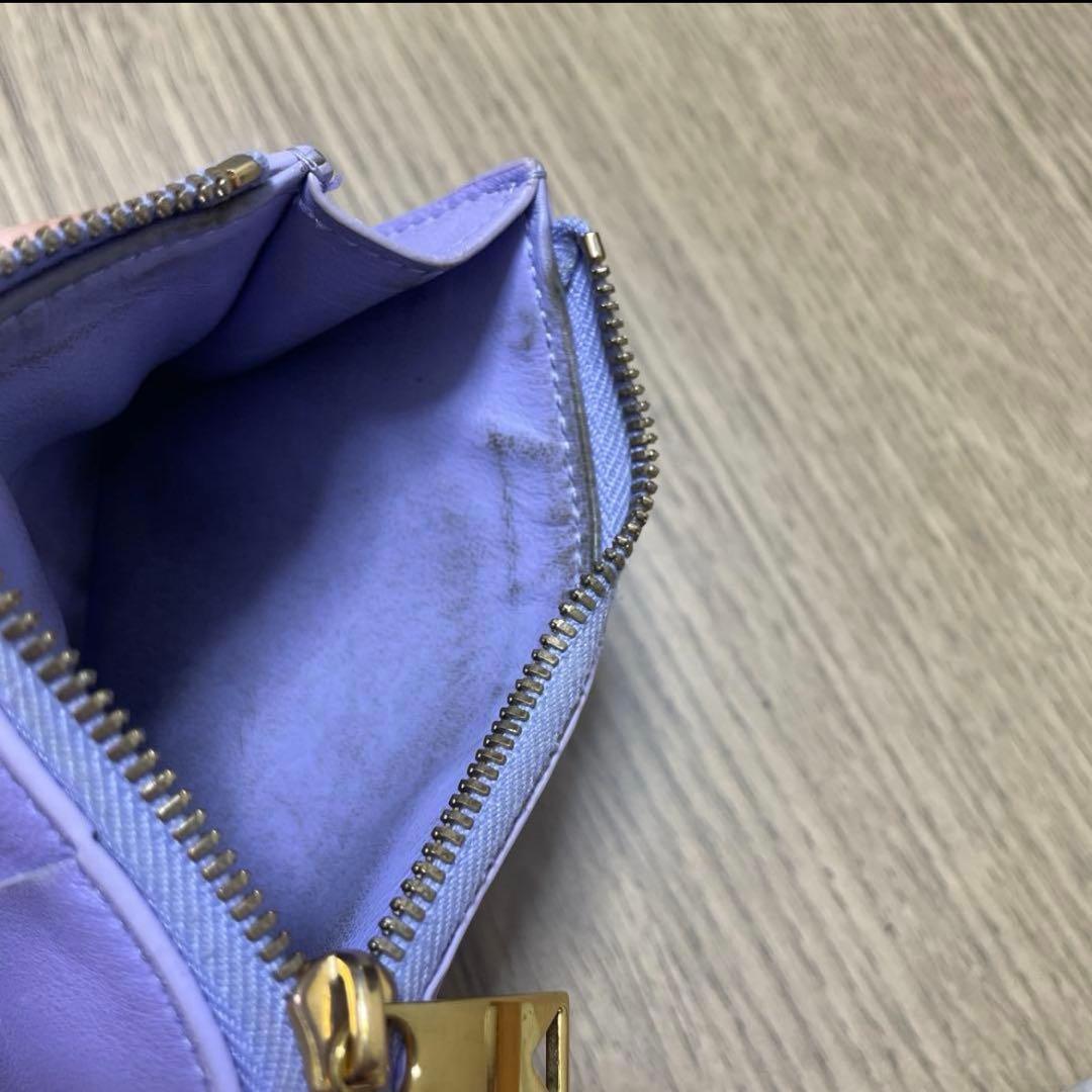 ボッテガヴェネタイントレチャート カセット ファスナーカードケース