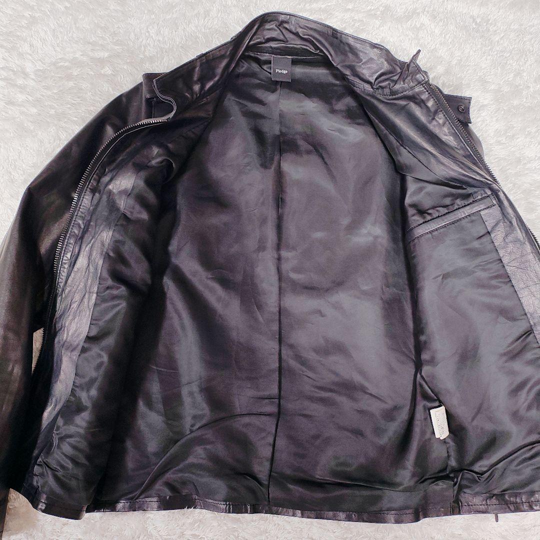 【希少!!ホースハイド】 PLEDGE シングルライダース 馬革