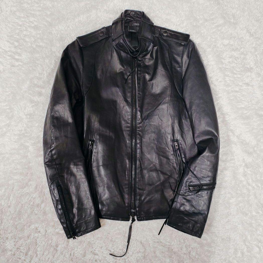 【希少!!ホースハイド】 PLEDGE シングルライダース 馬革