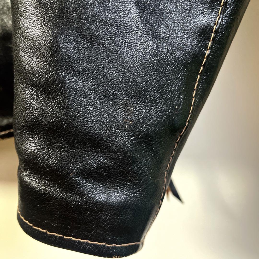 【1/4までの限定価格】フラットヘッド／ホースハイドシングルライダースジャケット