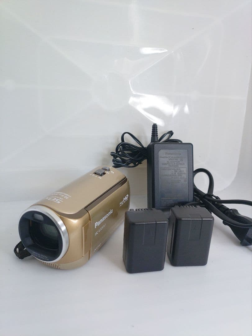 Panasonic HC-V300M ビデオカメラ 動作確認済 バッテリー2本