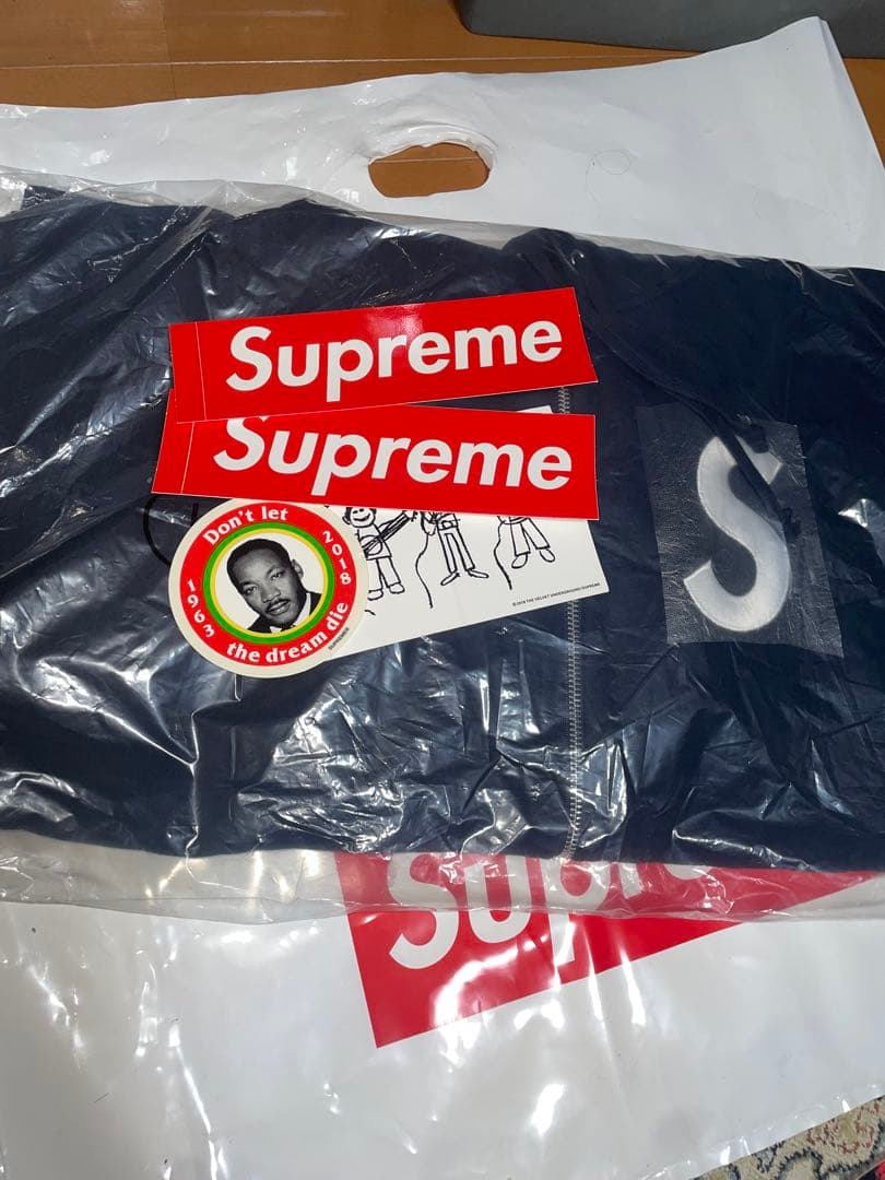 正月セールSupreme S Logo Zip Up Hooded \"Navy\"