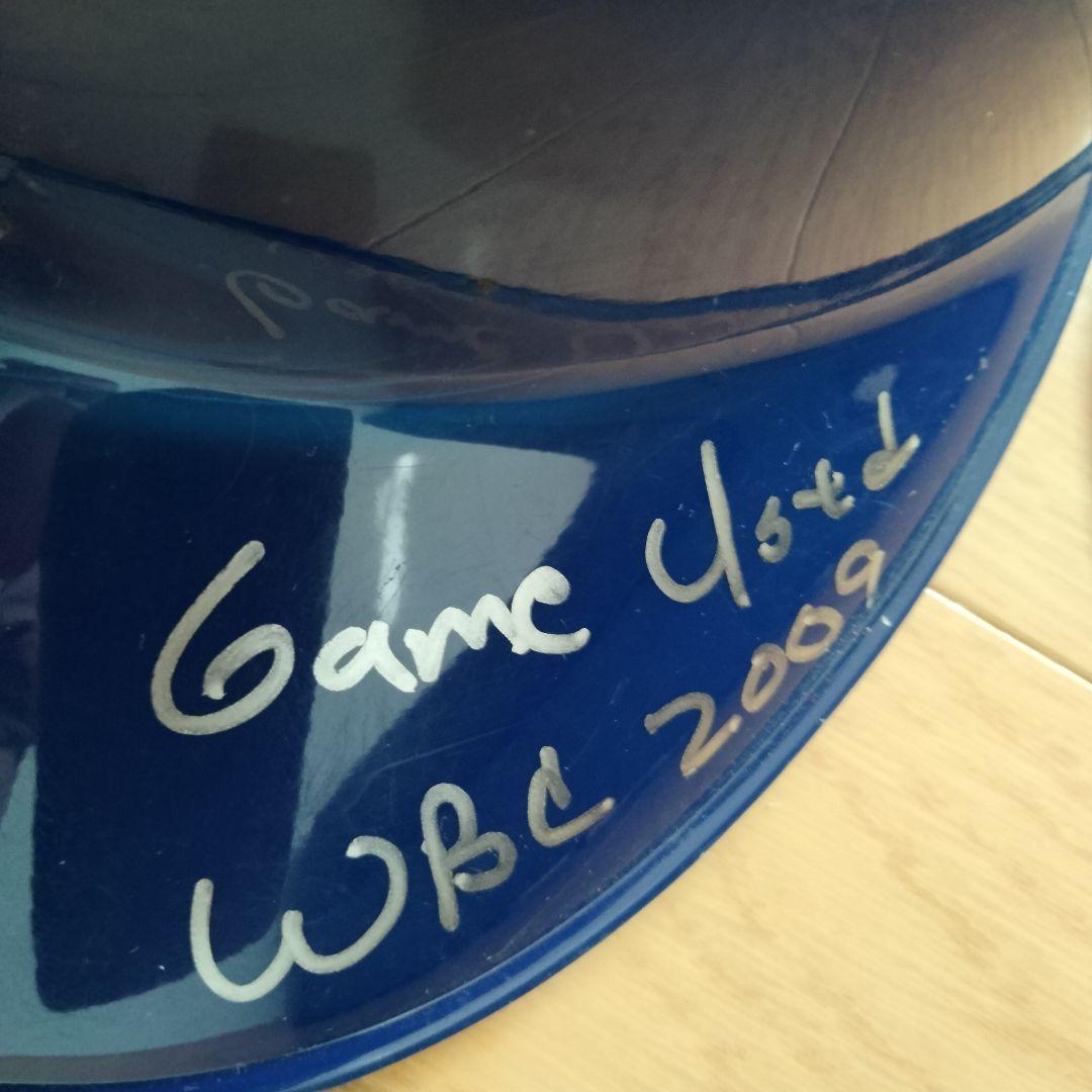 正月価格)2009年 WBC ソト 実使用キャッチャーヘルメット 直筆サイン