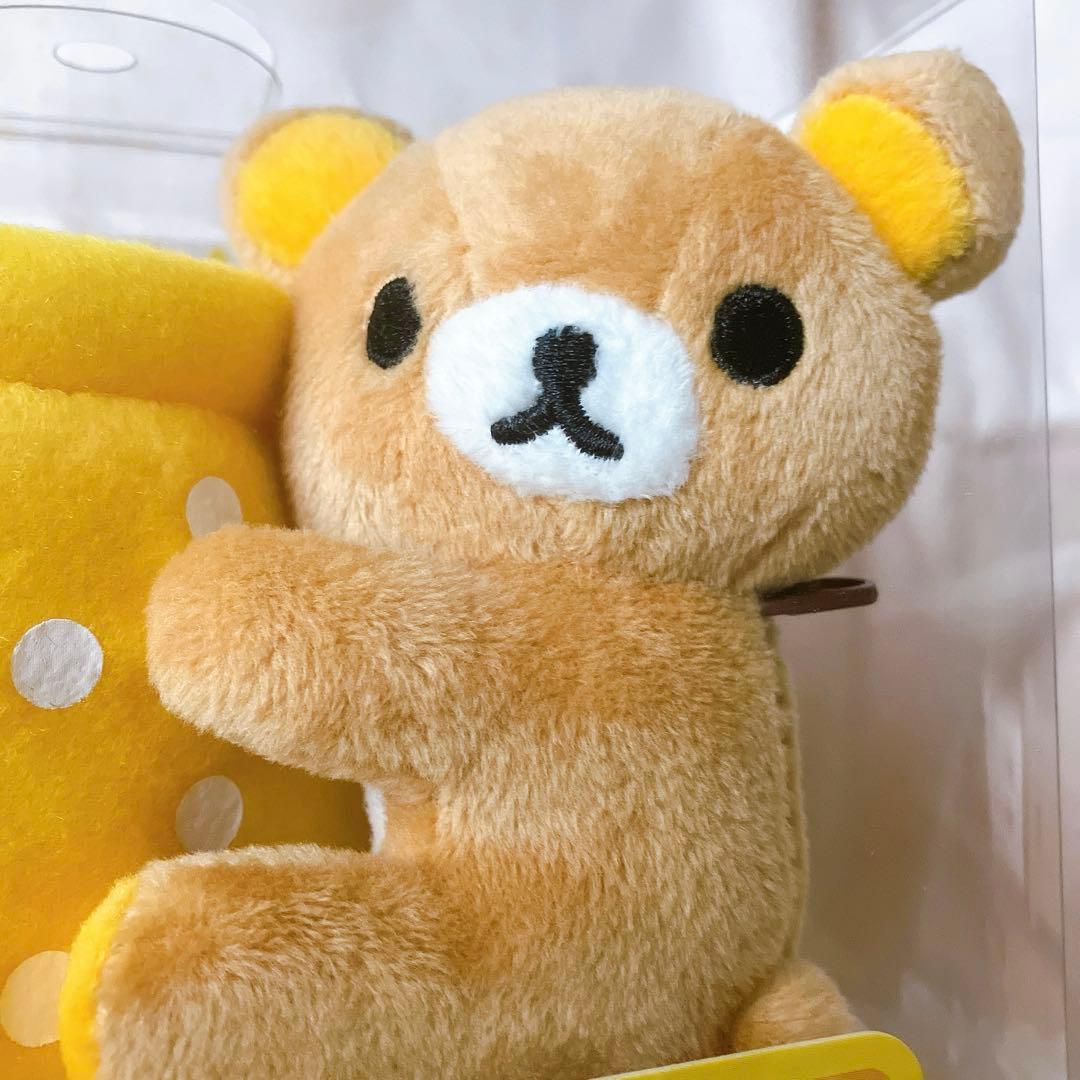 レア非売品❤️リラックマぬいぐるみ ドリンクホルダー 小物入れ キイロイトリ