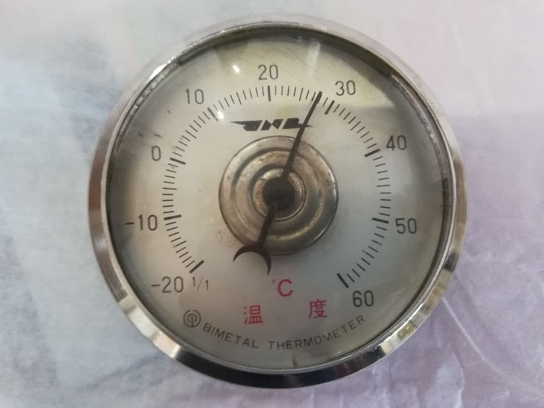 稼働品！　国鉄　車内温度計