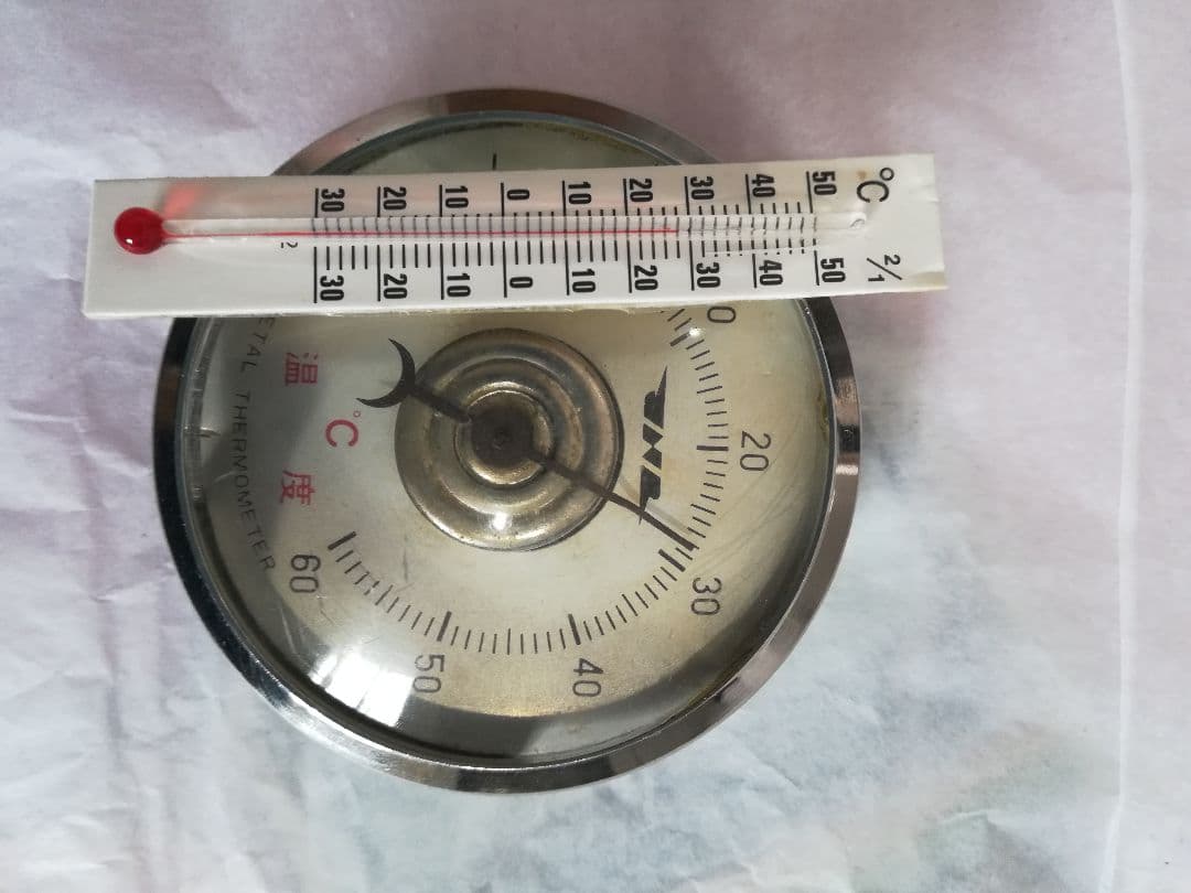 稼働品！　国鉄　車内温度計