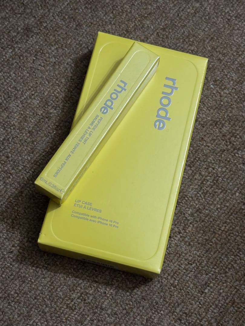 rhode iPhone ケース ロード イエロー 16 Pro リップ付き