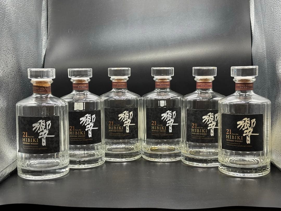 迎春！サントリー 響21年6本 空瓶&カートン&ダンボールコンプリートセット