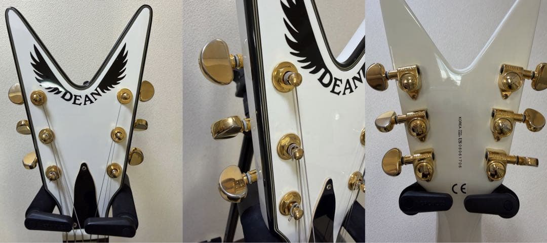 【生産終了品：レア】 DEAN V SERIES WHITE GOLD