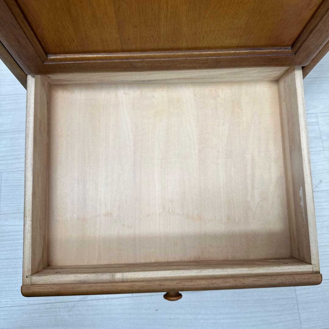 カリモク キャビネット サイドボード 電話台 花台 飾り棚 収納家具 ※i4※