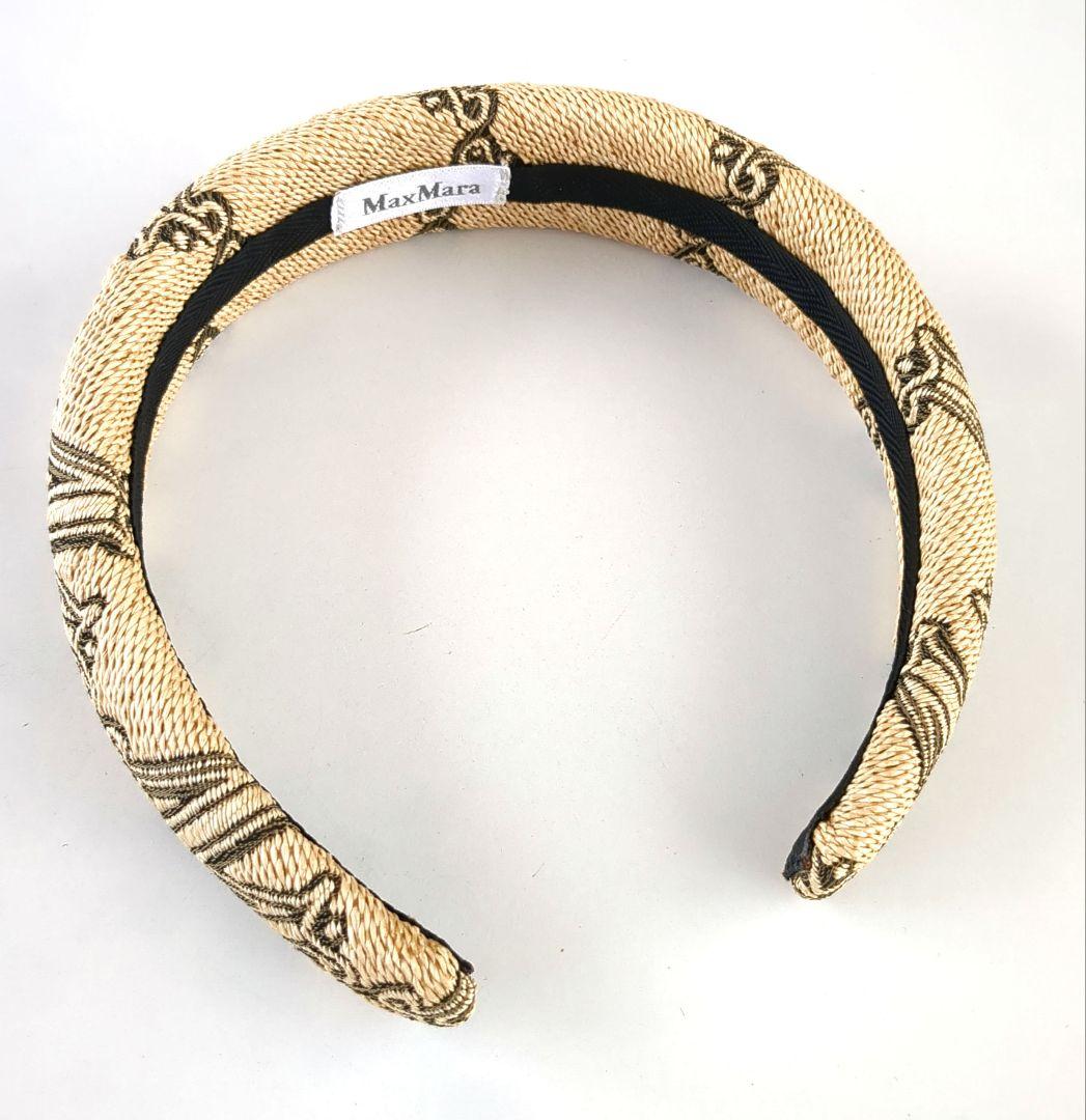MaxMara◇Mロゴヘアバンド