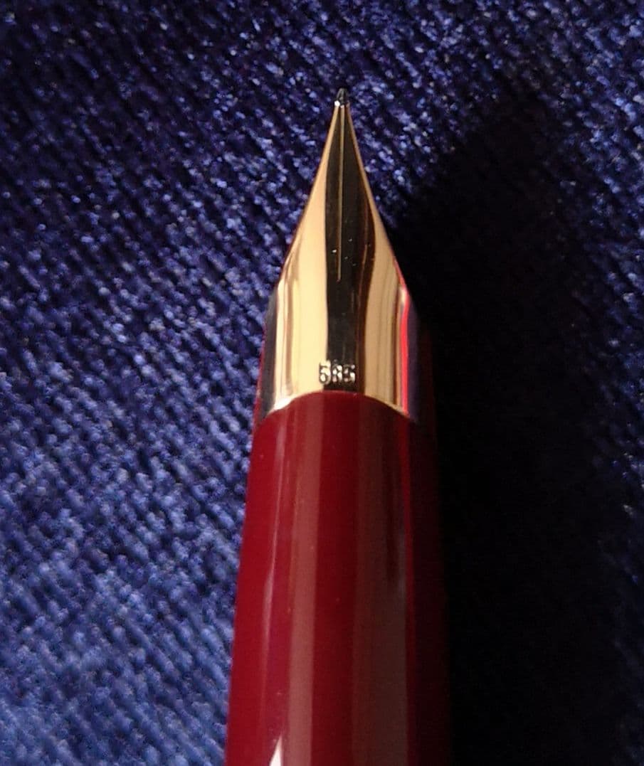 MONTBLANC 万年筆 GERMANY 320 ペン先 14金 ボルドー