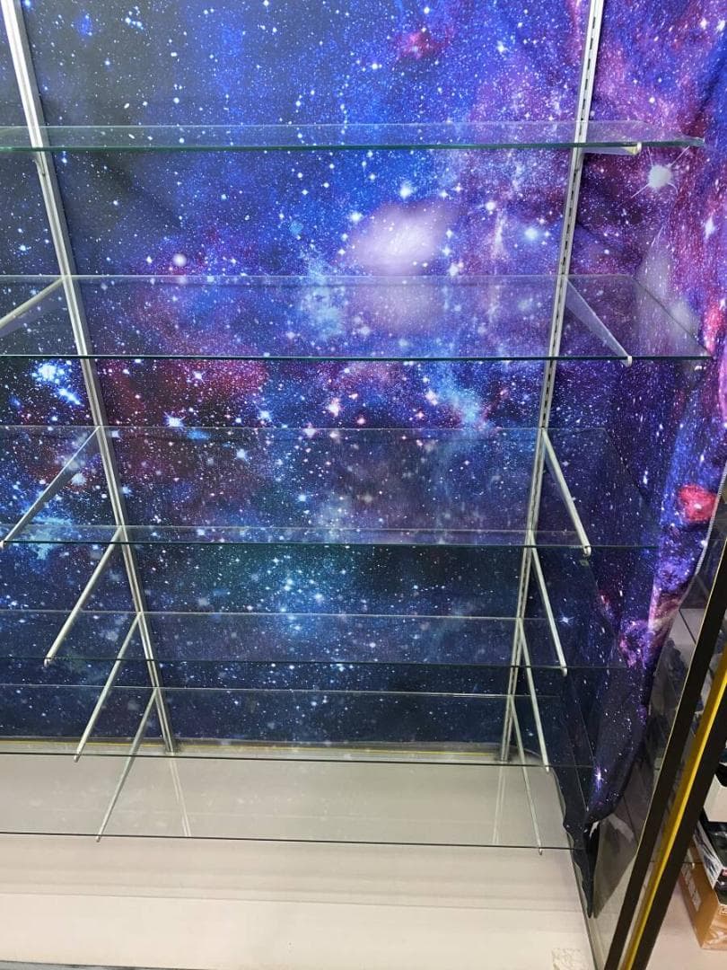 フィギュア玩具おもちゃ屋 陳列用ガラスショーケースB 182cm×158cm