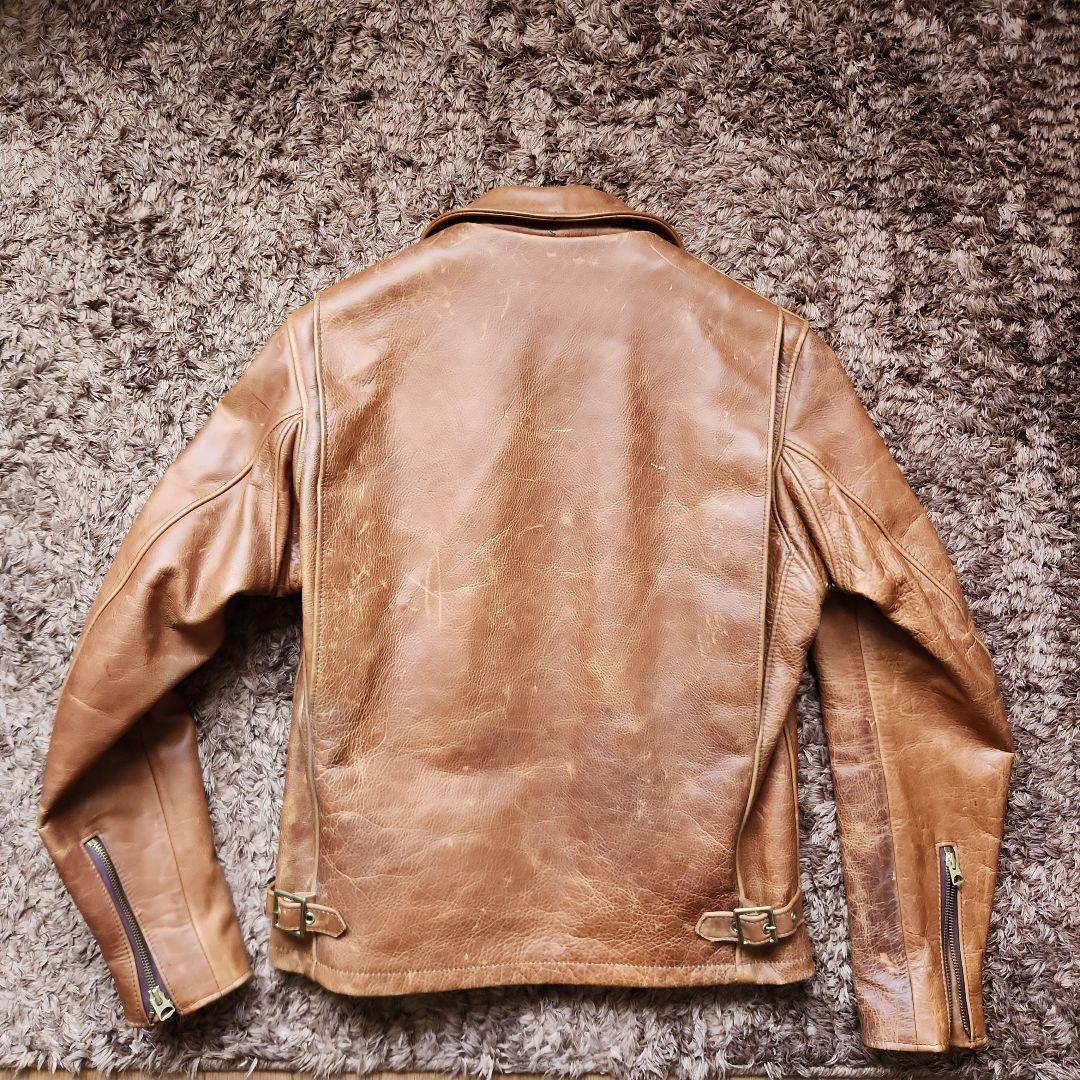 Schott シングルライダース643 ナバホブラウン サイズ38