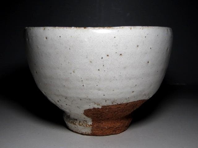 人間国宝 十一代 三輪休雪 白萩茶碗 「清香」 表千家十四代 而妙斎花押　e90