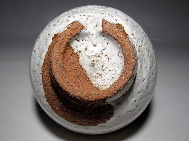 人間国宝 十一代 三輪休雪 白萩茶碗 「清香」 表千家十四代 而妙斎花押　e90