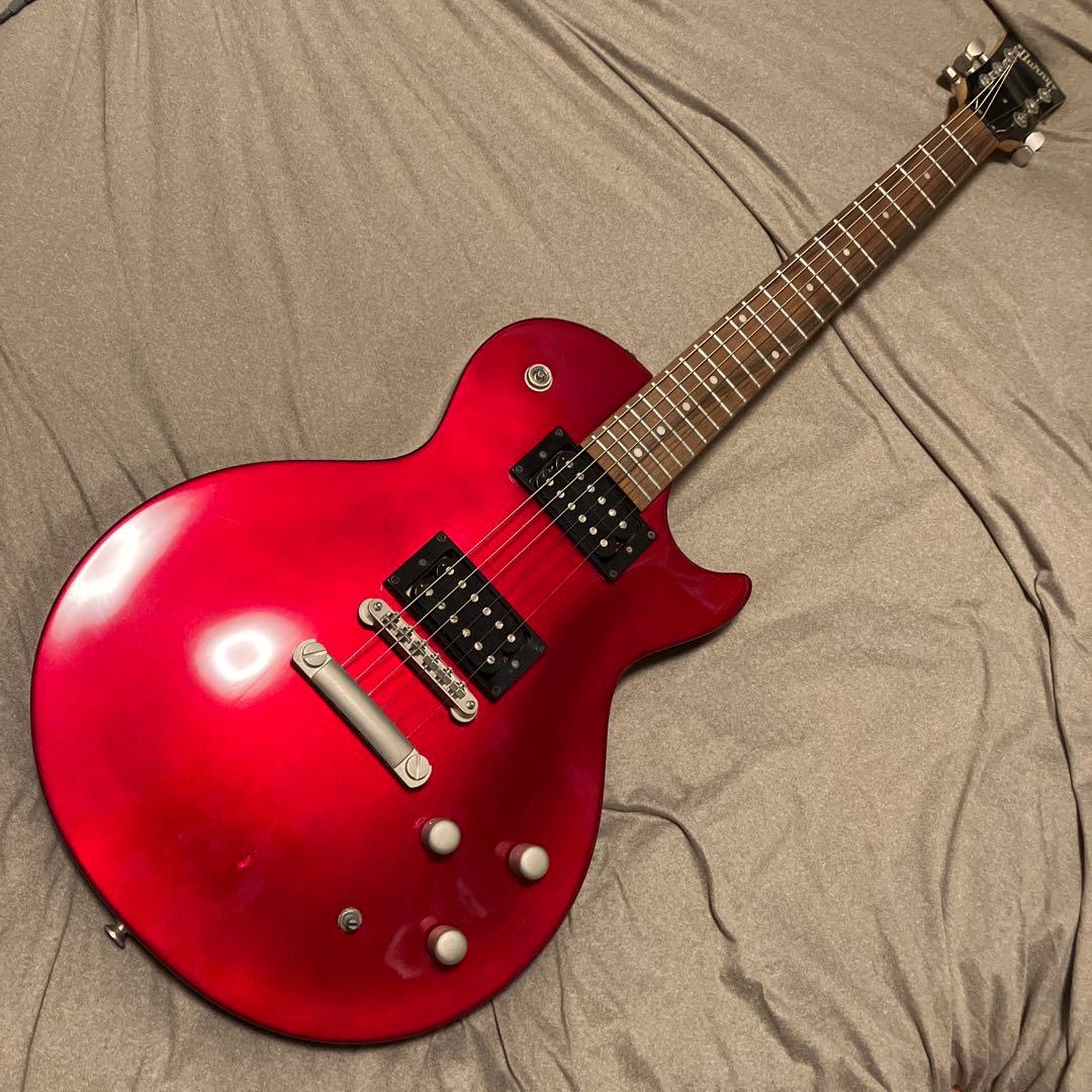 【Burny】レスポールタイプ エレキギター 赤
