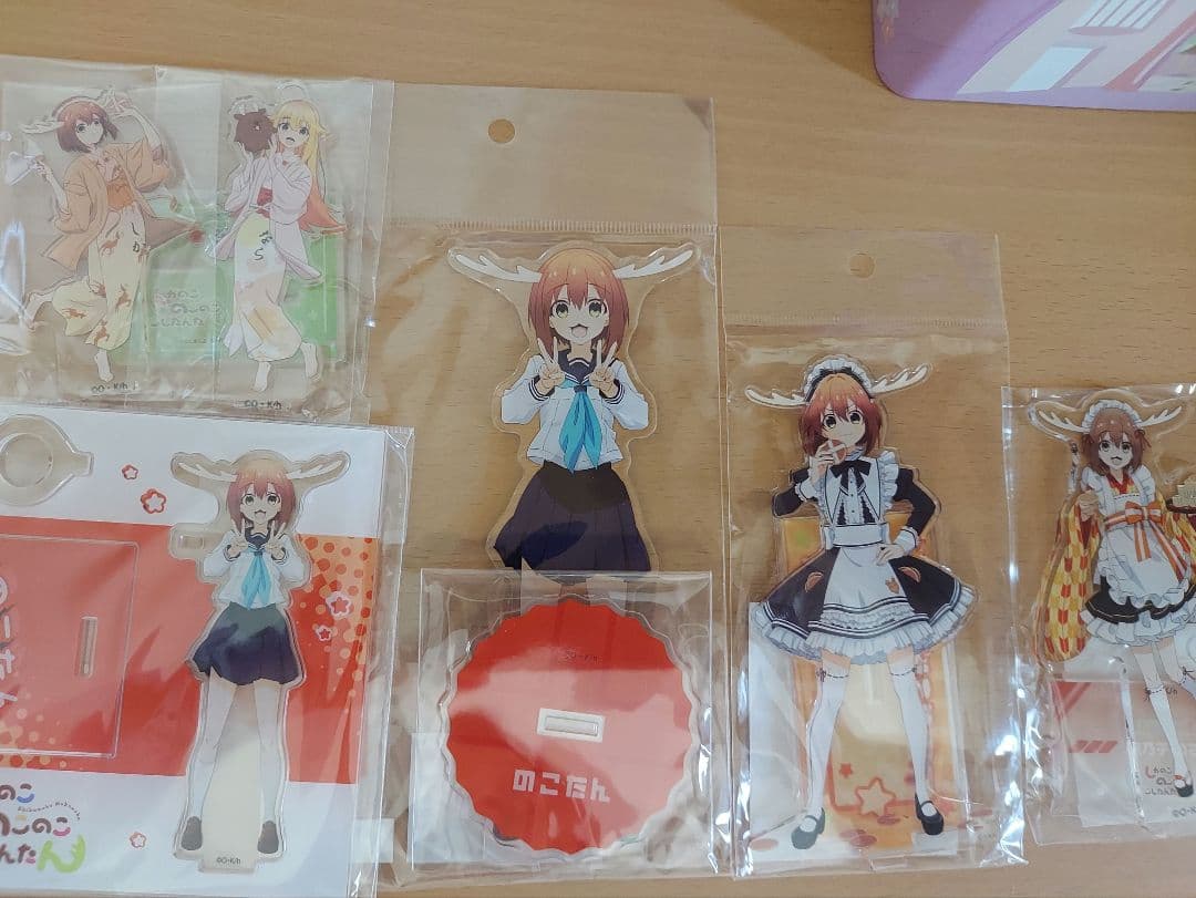 しかのこ　アクスタ　のこたん　こしたん　新品　非売品　レア　くじ　メイド　セット