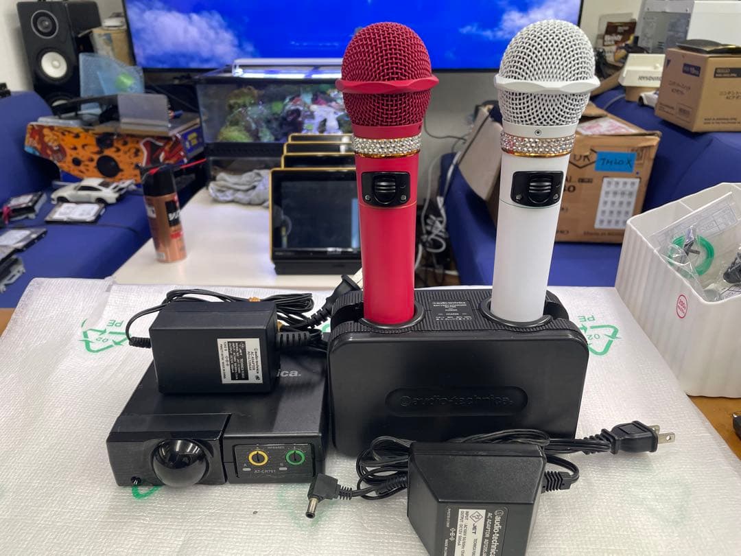 オーディオテクニカ製赤外線ワイヤレスマイクセットCLM7000デコ仕様