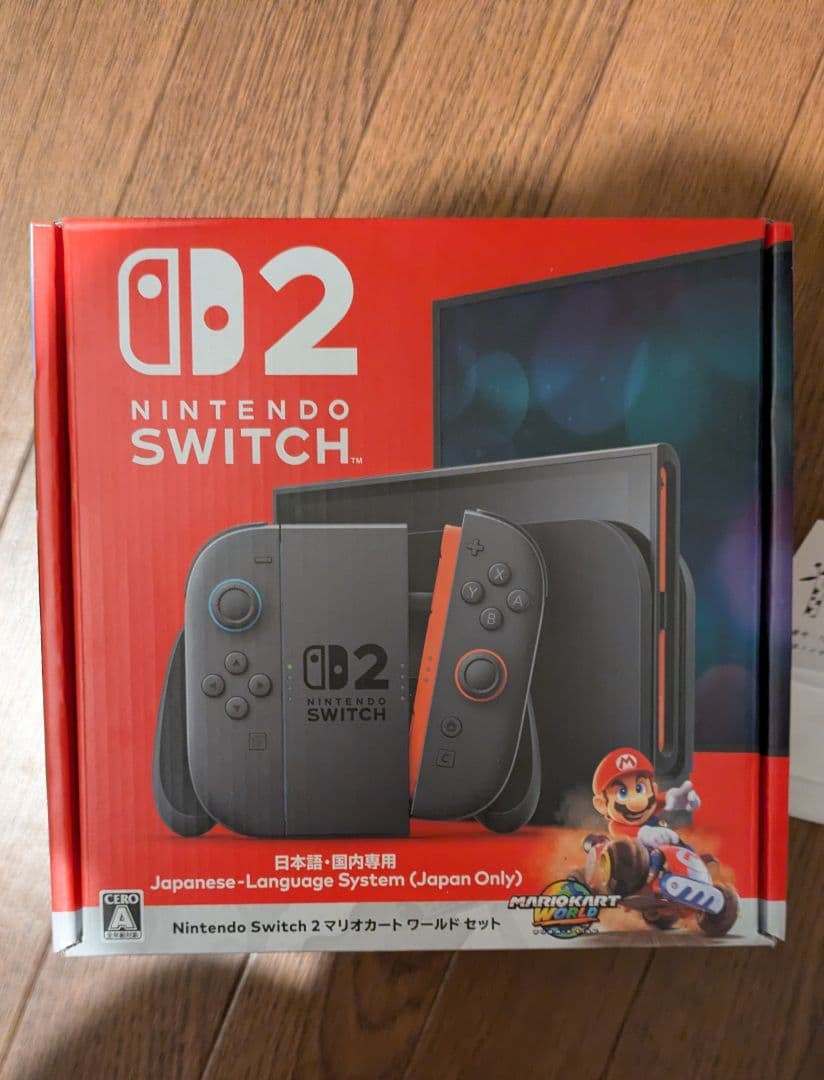 Nintendo Switch 2 マリオカートワールドセット　トイザらス購入