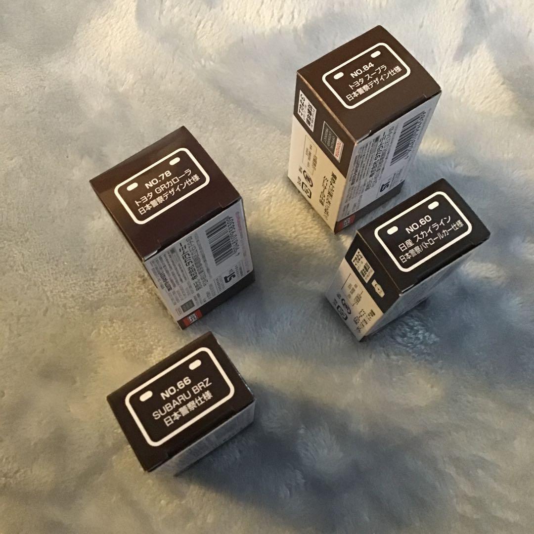 トミカ ミニカー AEONオリジナル　警察車両　4台セット