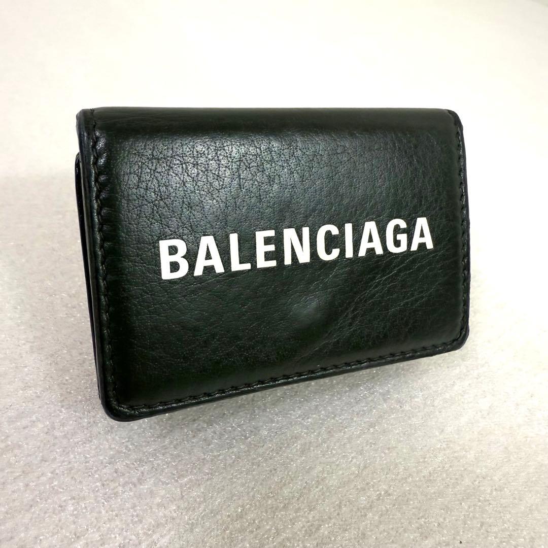 ryo★☆  バレンシアガ 三つ折り財布　エブリデイ　 グレー　レディース